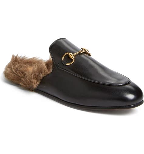 gucci loafers fur womens|gucci princetown mule.